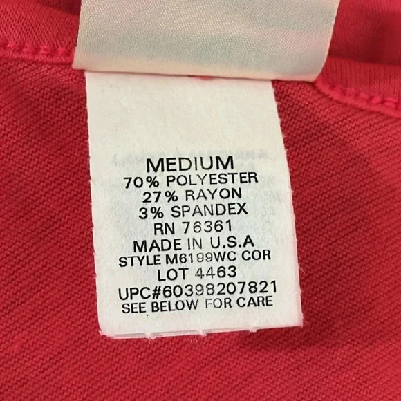 Pink One Shoulder Tank Top Size M - Picture 5 of 6